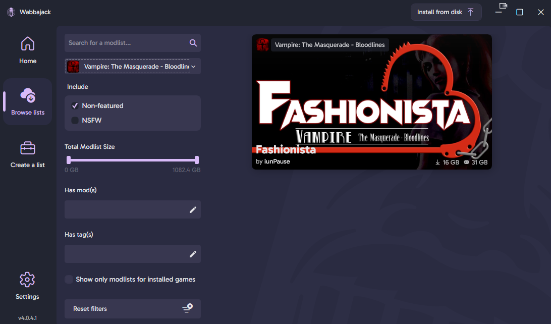 Fashionista Location